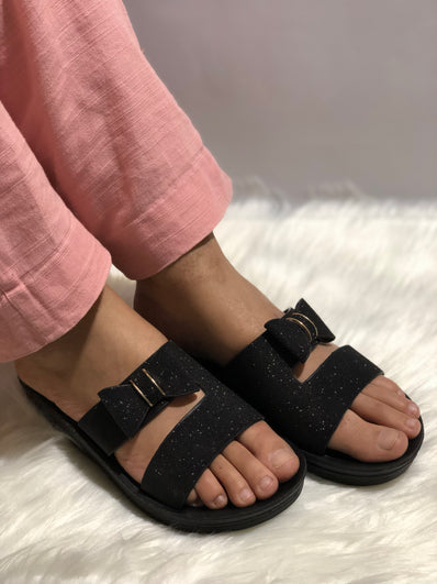 Glitter Bow Party Slides