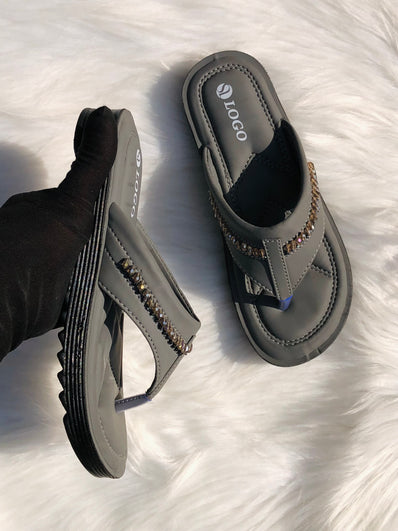 Crystal Dew Thong Sandals