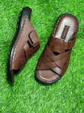 PowerWalk Leather Sandals