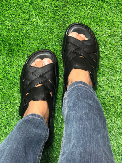 PowerWalk Leather Sandals